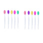 1-20pcs Beauty Skin Care Wash Face Silicone Brush Exfoliating Nose Clean Blackhead Removal Brushes Tools With Replacement Head