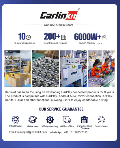 CarlinKit CarPlay Ai Box Android 13 SM6225 8 Cores 64GB 128GB Car Smart Streaming Box Wireless CarPlay Android Auto For Netflix