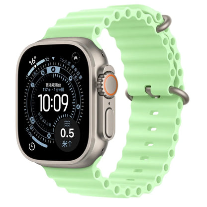Ocean Strap for apple watch Band 44mm 40mm 45mm 41mm 49mm 46mm silicone correas bracelet iWatch series 7 5 6 3 se 8 Ultra 2 9 10