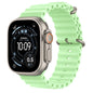 Ocean Strap for apple watch Band 44mm 40mm 45mm 41mm 49mm 46mm silicone correas bracelet iWatch series 7 5 6 3 se 8 Ultra 2 9 10