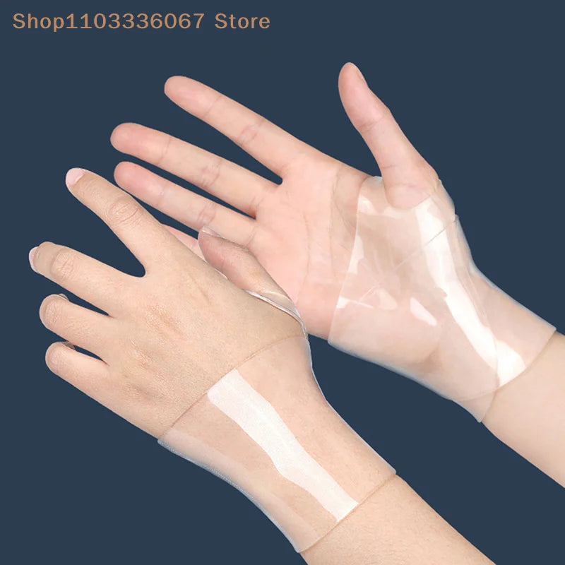【HL】1Pc Transparent Wristband Soft Silicone Wrist Bands for Men Women Hand Wrist Protection Brace Pad Wristband Sports