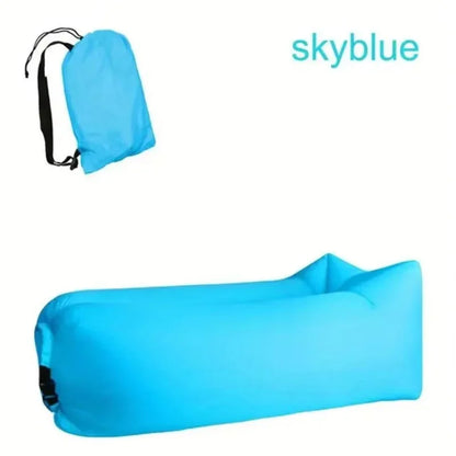 2026 HOT NEW Inflatable Lounger Air Sofa Extra Thick Foldable Couch For Outdoor Camping Beach Patio Quick Inflation Home