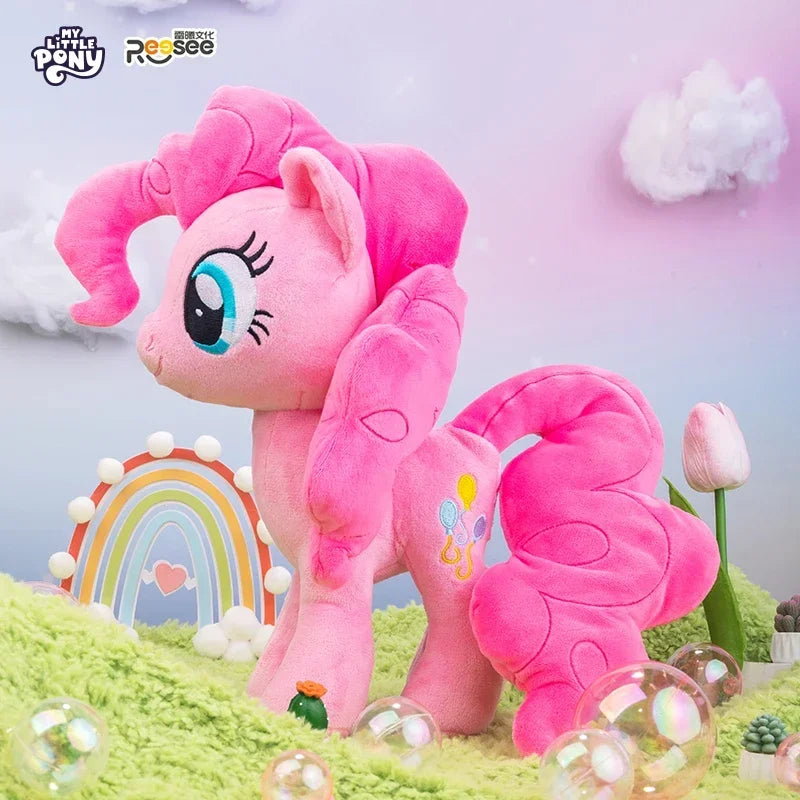 2026HotNew My Little Pony Plush Toys Twilight Sparkle Pinkie Pie Rarity Fluttershy Applejack Rainbow Dash Stuffed Doll Xmas Gift