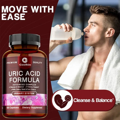Uric Acid Cleanse Formula - Supports Uric Acid Cleansing, Joint Health, Immunity Enhancement, and Metabolism Promotion