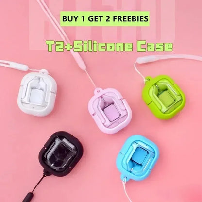 T2 TWS Bluetooth Earbuds Wireless 5.0 Sport Gaming Headsets Noise Reduction Earphone Mic Headphones with LED Display Earphones
