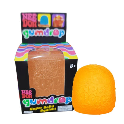 Schylling Mini Candy NeeDoh Gumdrop Brinquedo Sensorial Macio Anti-stress Bola de Apertar Caixa Surpresa