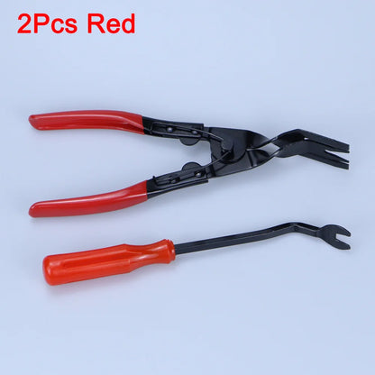 Clip Pliers Set Fastener Remover Auto Upholstery Combo Repair Kit for Car Car Panel Dashboard Pry Tool Kit