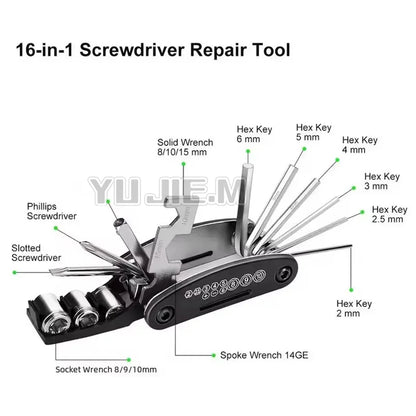 For Honda ADV150 ADV160 ADV350 ADV 150 160 350 Motorcycle Accessories 16 in 1 Multi Repair Hex Spoke Cycle Screwdriver Set Tools