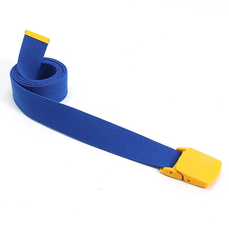 Colorful Canvas Tactical Belt Unisex Fashion Casual Luxury Trend Jeans Accessories Youth Nylon Girdle Cute Kids Hunting Belt