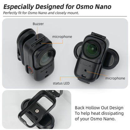 Sunnylife Accessories For DJI Osmo Nano Backpack Clip Magnetic Holder Mount Len Case Bag Protection Expansion Bracket Silicone