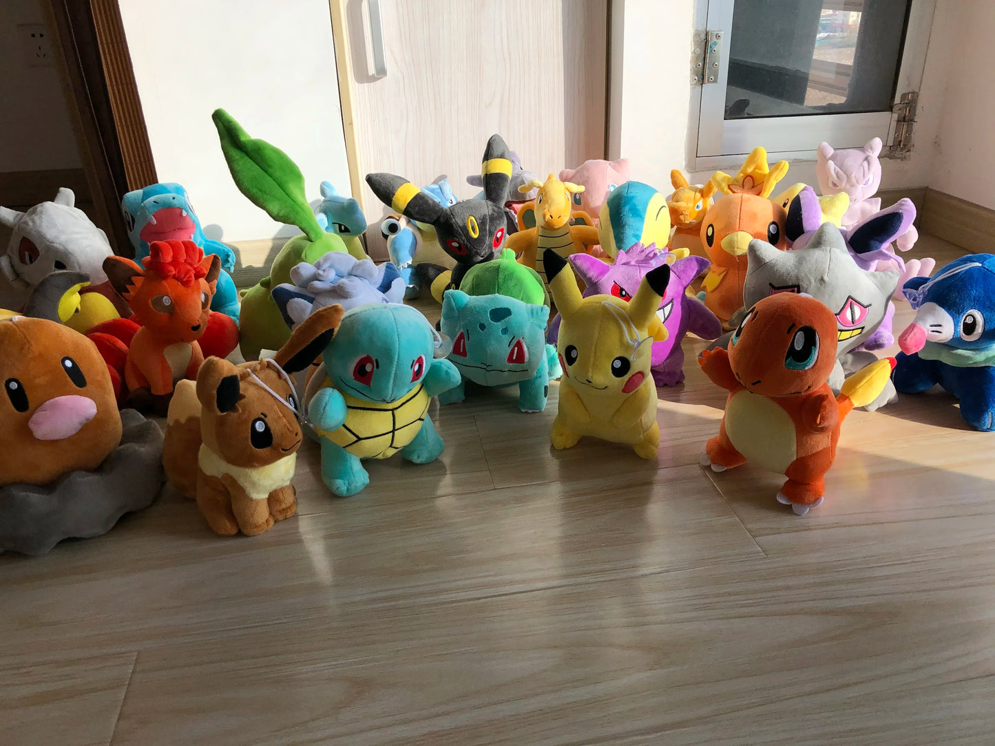 Tepig Oshawott Pokemon Stuffed Doll Pokemon Pikachu Sleeping Series Sylveon Glaceon Leafeon Gengar Plush Piplup Peluche Toy Gift
