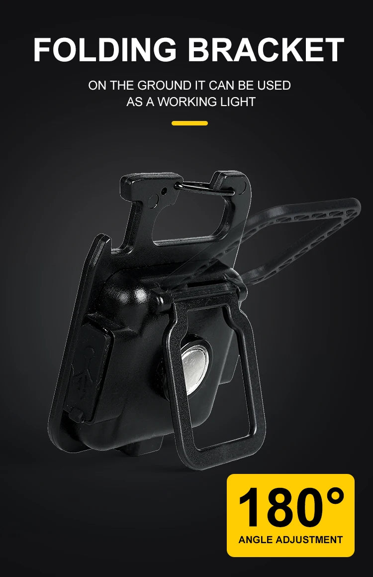 Convenient Carry-on Keychain Camping Light Multi-function COB Rechargeable Emergency Light Mini High Bright Camping Lights