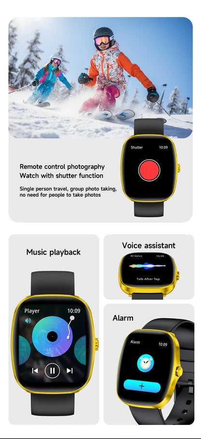 LIGE Originalny Smartwatch Mężczyźni Kobiety Połączenia Bluetooth Zegarek Pulsometr Wodoodporny Smartwatch Zdrowie Dla Androida IOS