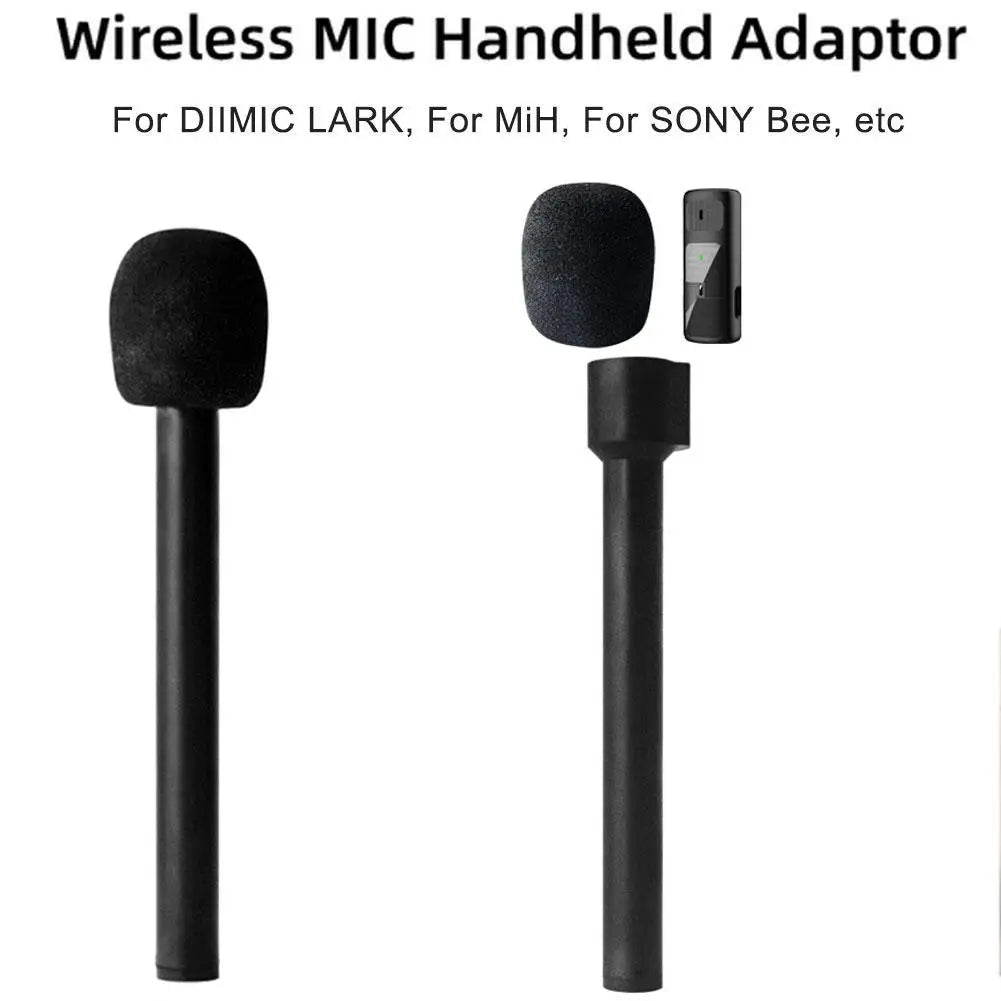 Handheld Wireless Microphone Interview Stick For Dji Mic Portable Wireless Mics Handheld Mount Adapter For Interviews Speech