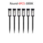 2/4/6Pcs Retro Solar Pathway Warm Lights Outdoor Waterproof Garden Incandescent Bulb for Walkway Yard Backyard Landscape Decor