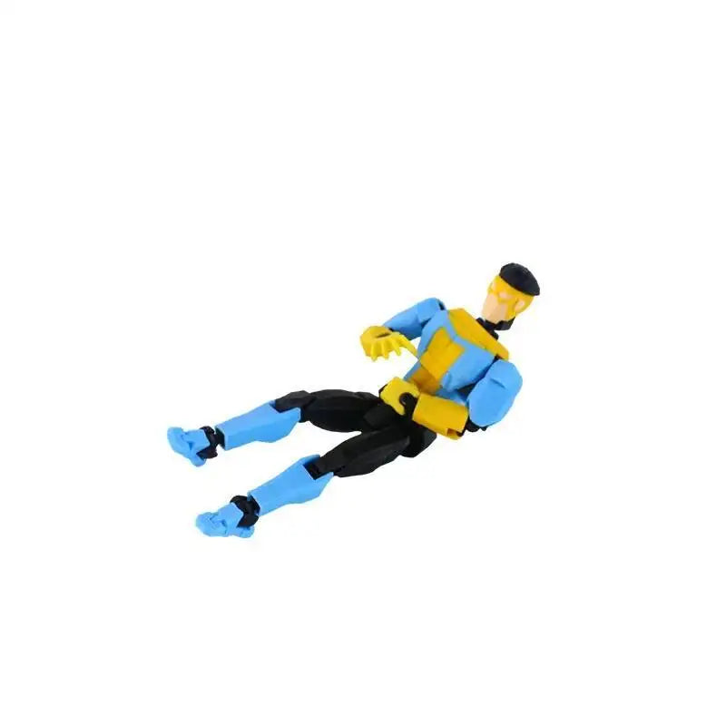 3d Printed Blue-Masked Invincible T13 Dummy13 Multi-Jointed Movable 3d Printed Shapeshift Toys Action Figure Custom Toy