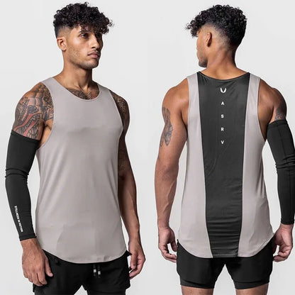 Summer men's vest gym clothing man Quick Drying tank tops Indoor fitness basketball vest Breathable men's clothing vest for man