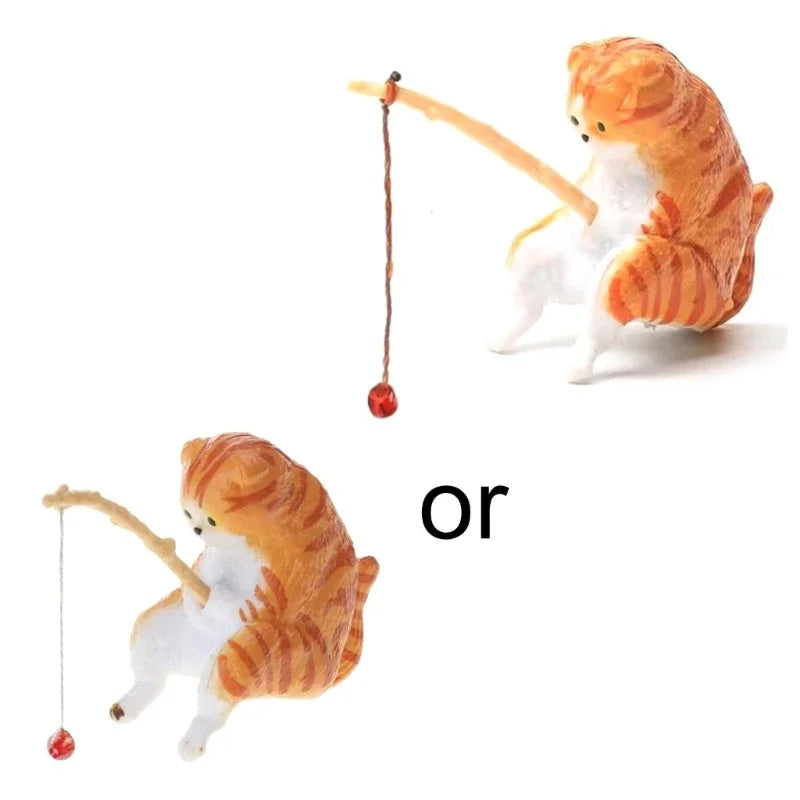 Fish Landscaping Cartoon Fishing Ornaments Aquarium Accessories Household Supplies Home Office Decoration