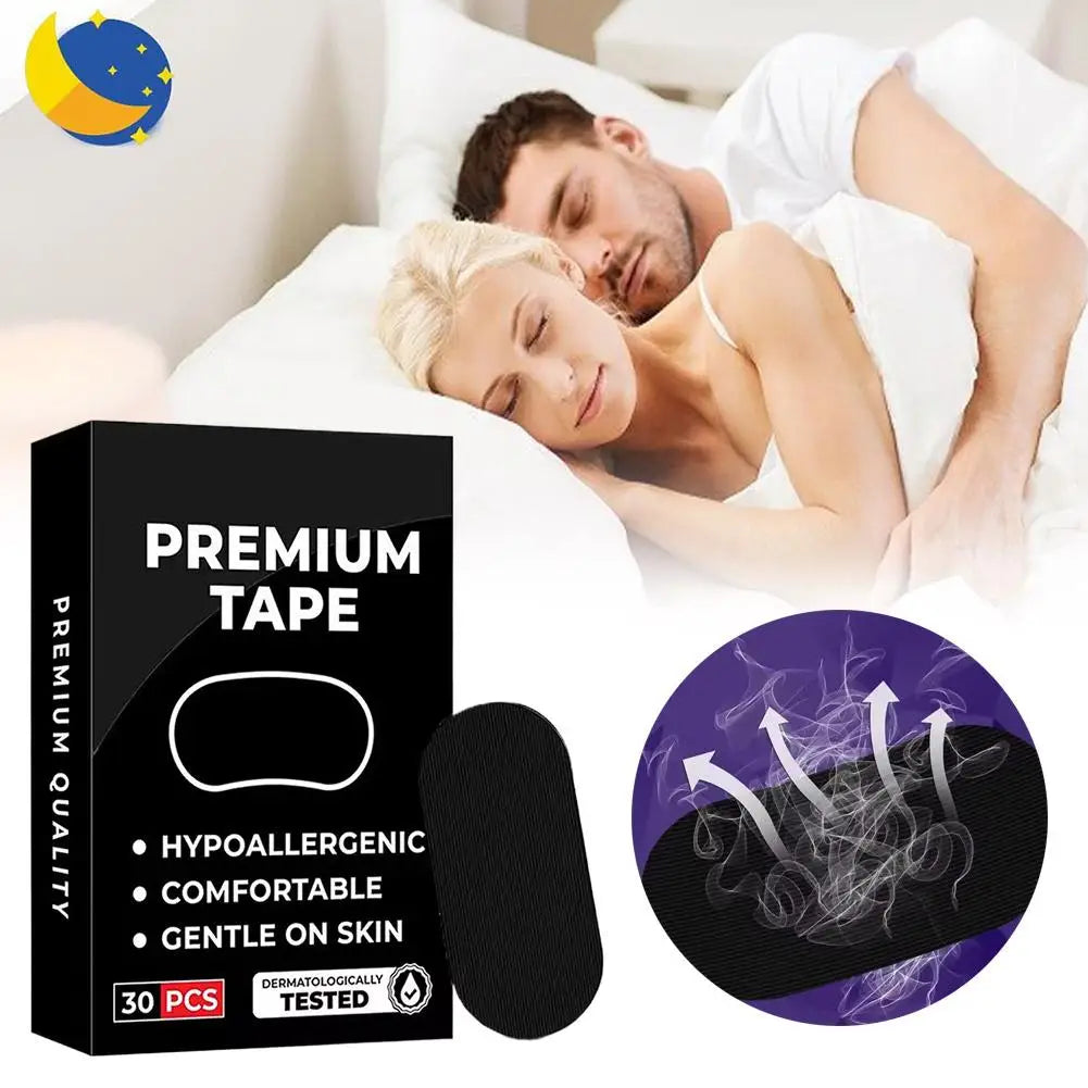 2pcs Closed Mouth Sleep Elastic Tape Stop Snoring Sleep Glue Tape Sleep Open Mouth Breath Correction Tape Health Care