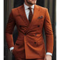 Smart Casual Wedding Men's Suits Slim Fit Tuxedo Blazer Set 2 Piece Formal Business Suit for Groom with Blazer And Pants