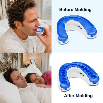 Adjustable Anti-Snoring Mouthpiece Nighttime Teeth Guard Sleeping Mouthguard for Bruxism Stop Snoring Device