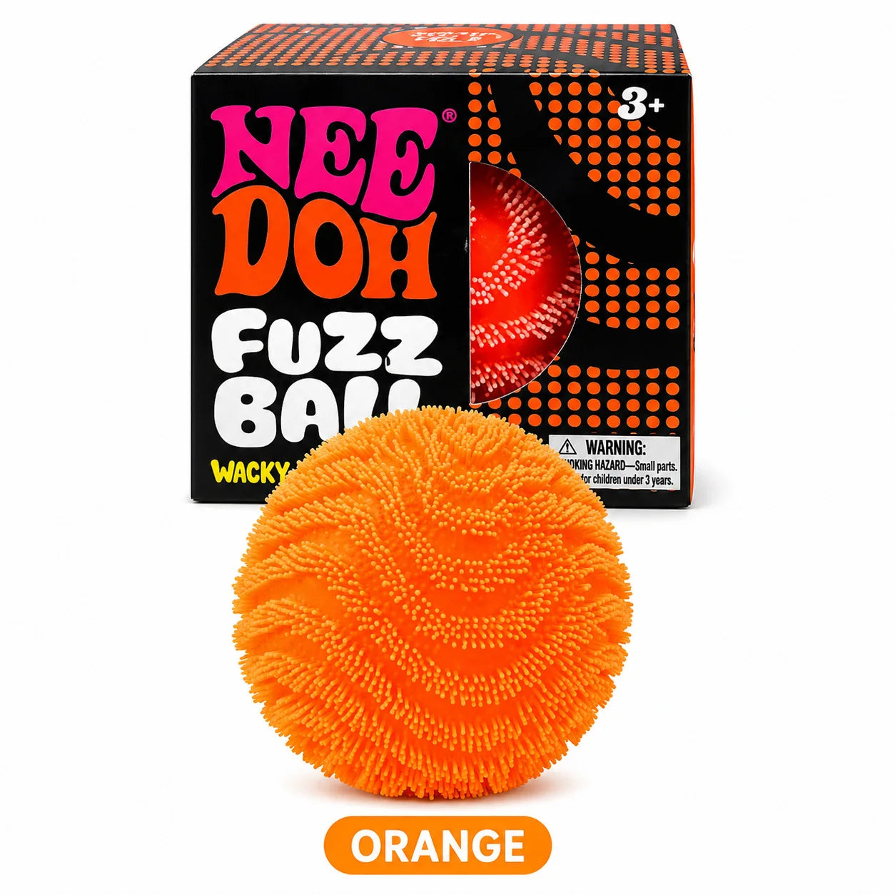 Nee Doh Fuzz Ball Wonder Waves Sensory Squeeze Toy Squishy Toy Textured Stress Relief Fidget Ball for Adults Kids