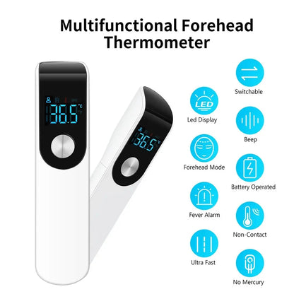 Medical Temperature Infrared Thermometer Forehead Digital Non-contact Thermomete LED Display Fever Measure Tool For Baby Adult