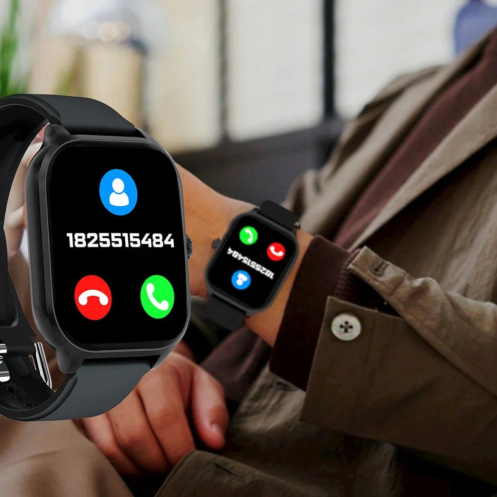 2.01'' Smartwatches Fitness Tracker Blood Pressure Monitor BT Call Sports Wrist Smart Watches for Men Women 2026 Android Phones