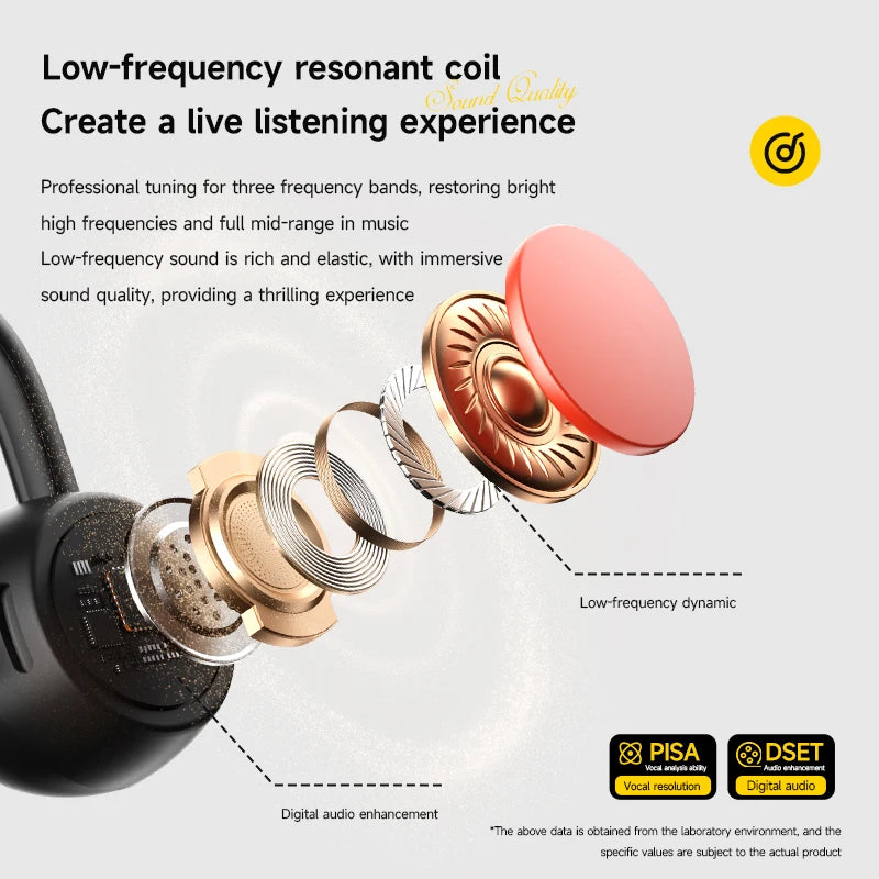 2026 Bone Conduction Headset Bluetooth 5.4 With Mic Waterproof Exercise Fitness Wireless Swimming Sports Headphone New