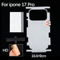 For iPhone 17 Pro Max Air 17Pro 17PM 17Air HD Side Frame Back Full Coverage Protective Film For iPhone17 Border Hydrogel Film