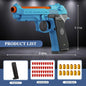 SIG17 Shell Throwing Toy Gun Continuous Firing Blowback Soft Bullet Pistol Model Empty Hanging Weapon Children's Toy Boys Gift