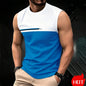 Summer Men's Casual sleeveless T-shirt Plus Size Simple O-Neck tank tops Clothing Outdoor Breathable 3D Printed Mens casual vest