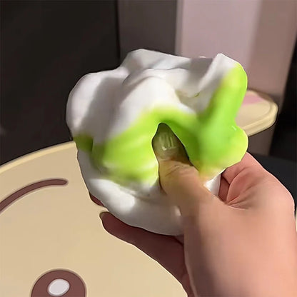 7CM Crispy Pistachio Soft Gel Stress Ball ASMR Sensory Toy Mood Relief Squishy Fidget Toy Cute Home Ornament Great For Gifting