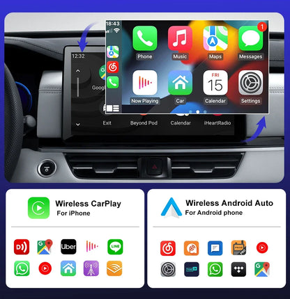 2 in 1 CarPlay Wireless Adapter Android Auto To USB car play Wireless Intelligent Systems Wireless Adapter Mini AI Box for Car