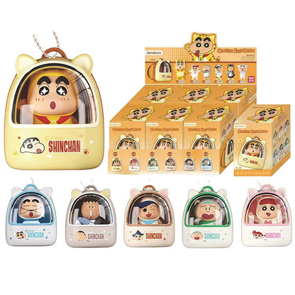JANDOOM Crayon Shin-Chan Sakurada Nene Bochan Kazama Tōru Anime Figure Rice Grains Doll Blind Box Toys Bag Charm Birthday Gifts