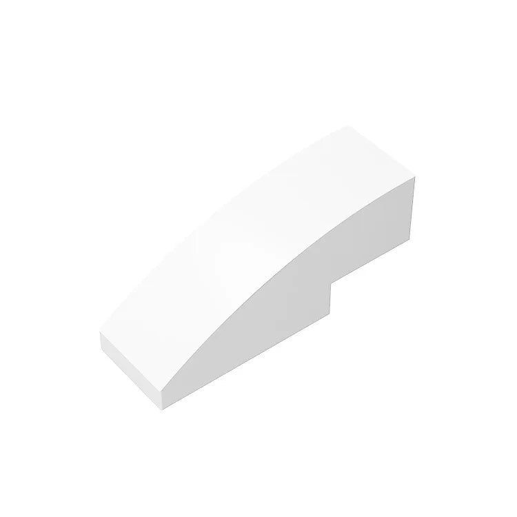 100pcs MOC Part 50950 Slope Curved 3 x 1 No Studs Building Block Particles DIY Construction Compatible Brick Toy Kid Gift
