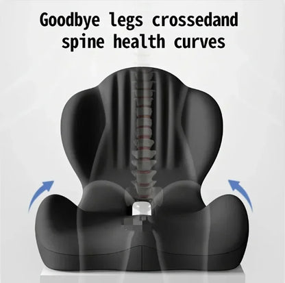 Ergonomic Coccyx Seat Pad Memory Foam Cushion Sciatica Pain Relief Posture Correction Mat for Home Office Car Wheelchair