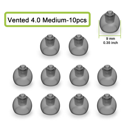 Hearing Aid Domes for Phonak Replacements,Phonak hearing aid 4.0 Domes 10pcs, Universal Domes for Phonak-Unitron RIC Hearing aid