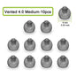 Hearing Aid Domes for Phonak Replacements,Phonak hearing aid 4.0 Domes 10pcs, Universal Domes for Phonak-Unitron RIC Hearing aid