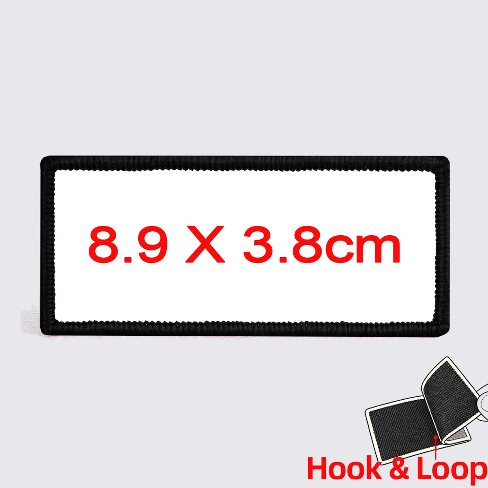 2 PCS Custom Make Your Own Personalized Morale Patch Add Your Photo, Logo, Text Hook and Loop/Sew On/Iron On