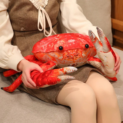 1Pc 35/55CM Kawaii Crab Plush Toy Real Like Swimming Crab King Crab Pillow Stuffed Soft Sofa Cushion Creative Birthday Gift