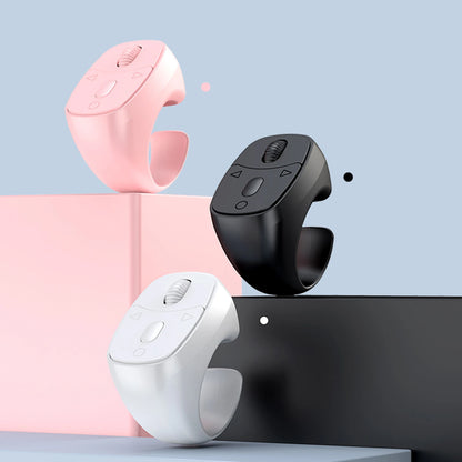 Zdalna mysz w kształcie pierścionka na palec zgodna z Bluetooth 5.3, zdalne sterowanie na palec, bezprzewodowy spust migawki aparatu, przycisk do selfie