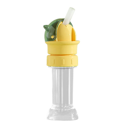 2-in-1 Children's Straw Lid,Reusable Leakproof Water Bottle Cap for Boys Girls,Portable Anti-Choking Spout Cap with Straw
