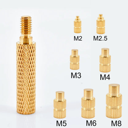Heat Set Inserts Tool M2 M3 M4 M5 Brass Threaded Insert Nut Digital Soldering Iron for 3D Printing Plastic PCB Welding Press Nut