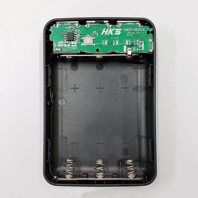 DIY Power Bank Box Rechargeable Flat Head Battery Charger Outer Case for Women Girls Birthday Gift