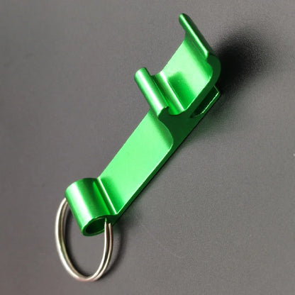 1PC Custom LOGO Name Bottle Opener Beer Keychain Keyring Multifunctional Laser Carving Key Ring Chain Bar AD Multi Color Gift