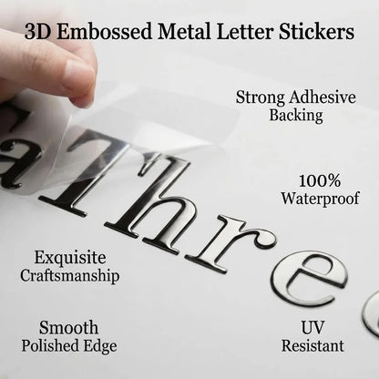 50pcs Custom Stickers Logo Personalized Transfer Sticker 3D UV DTF Wedding Labels Waterproof Company Emboss Customized Name