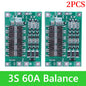 BMS 3S/4S 5A 10A 20A 25A 40A 60A Płytka zabezpieczająca ładowarkę do akumulatorów litowo-jonowych 18650 do wiertarki 12 V z funkcją wzmocnienia/balansu