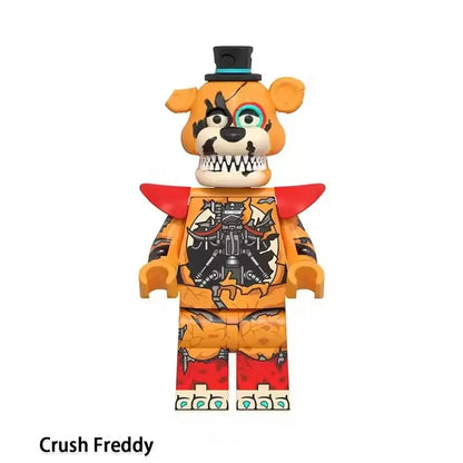 NEW FNAF Nights Game Figure Mini Figures Building BlocksSkeleton Thriller Toys gift kids toys mould king