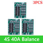 BMS 3S/4S 5A 10A 20A 25A 40A 60A Płytka zabezpieczająca ładowarkę do akumulatorów litowo-jonowych 18650 do wiertarki 12 V z funkcją wzmocnienia/balansu